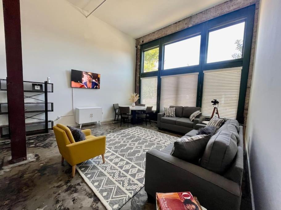 Ferienwohnung Luxury Industrial-Style Loft In Downtown Memphis Exterior foto